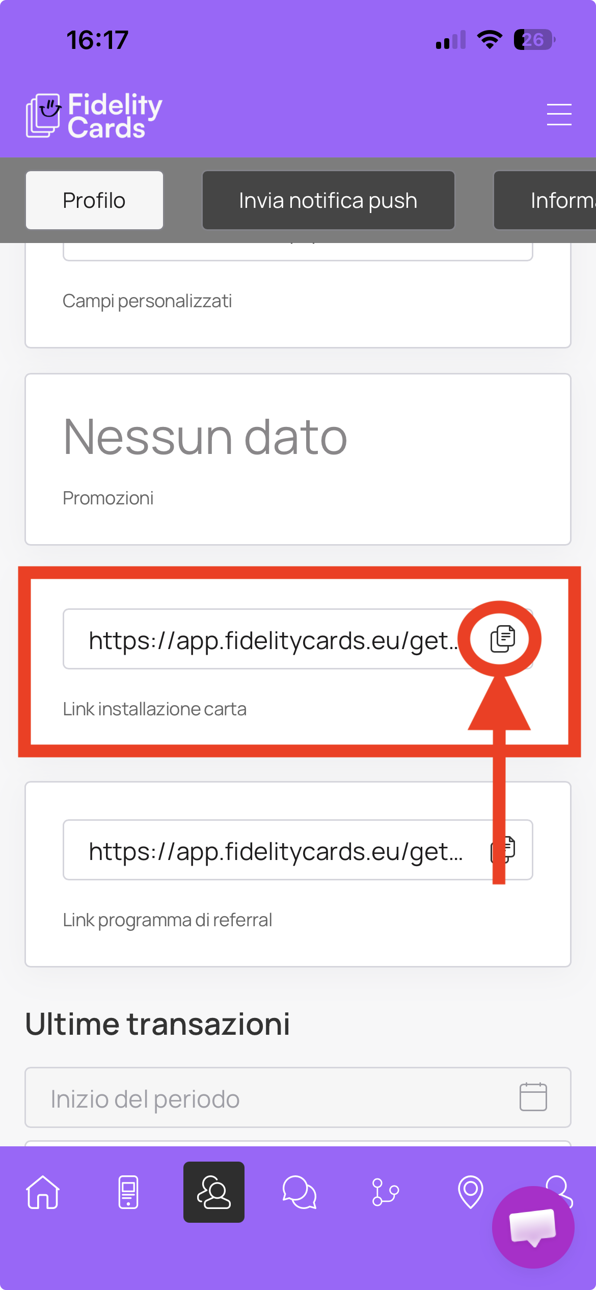 Link installazione carta