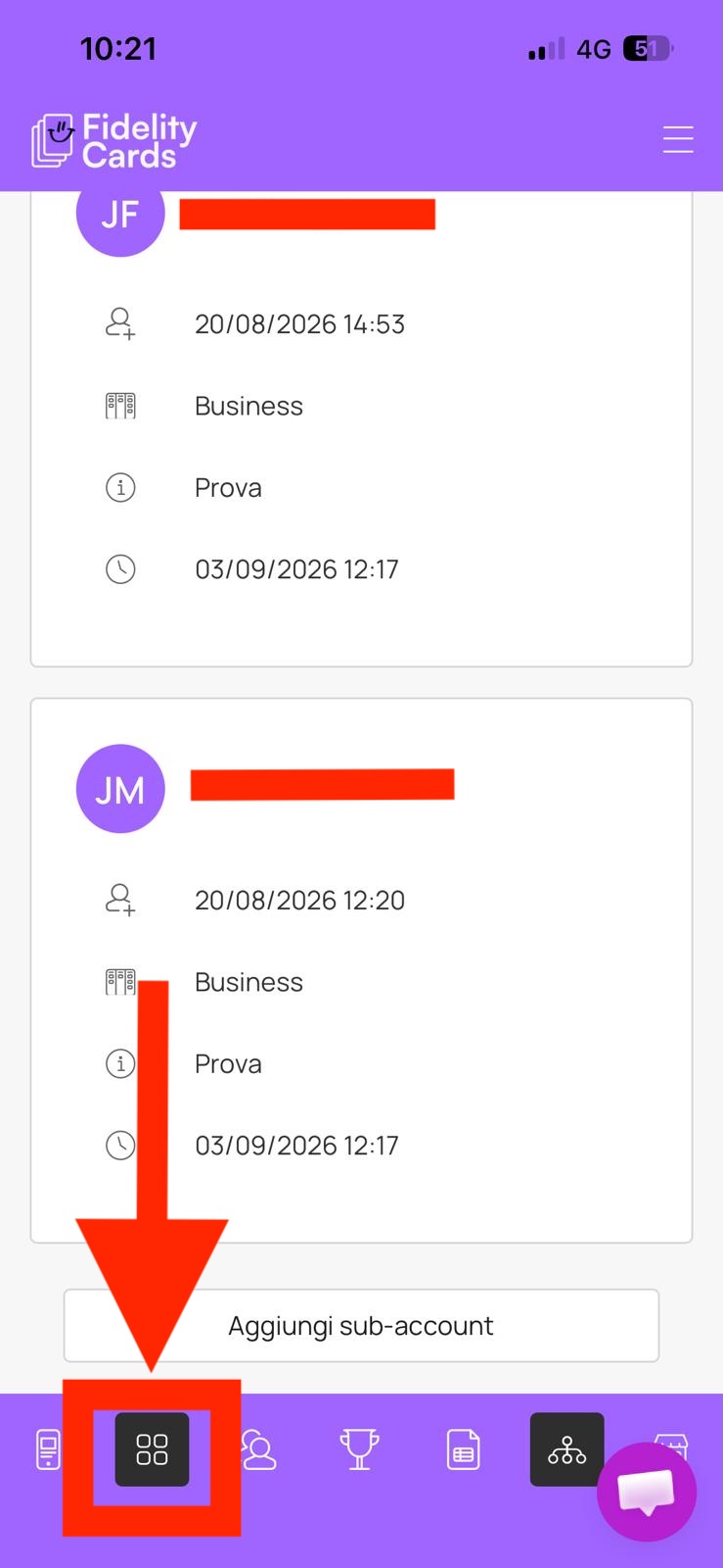 Lista filiali franchise